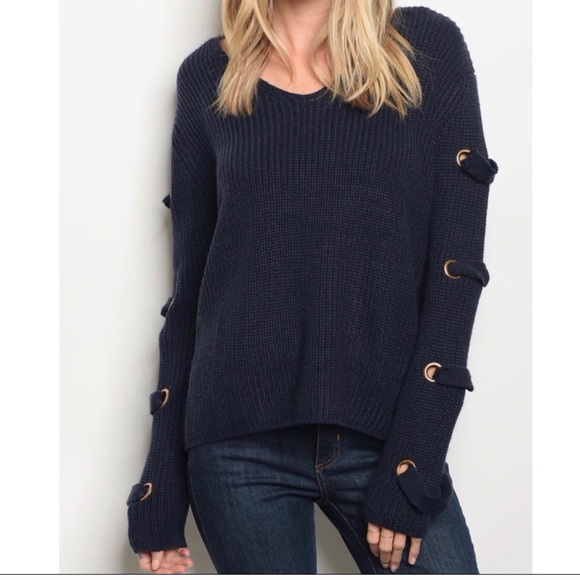 Navy Sweater - Picture 3 of 6